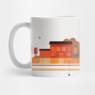 Autumn House Mug